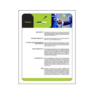 Brochure (Clientes), Identidad Visual Mediware
