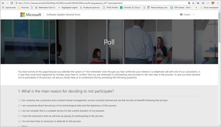Poll, Diseño de interfaces Microsoft - eChez