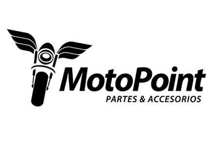 Logo monocromático, Identidad visual Motopoint