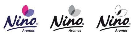 Variaciones logo, Identidad visual Nino Aromas