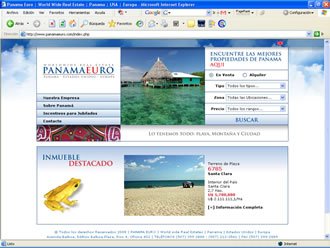 Home, Web Panama Euro