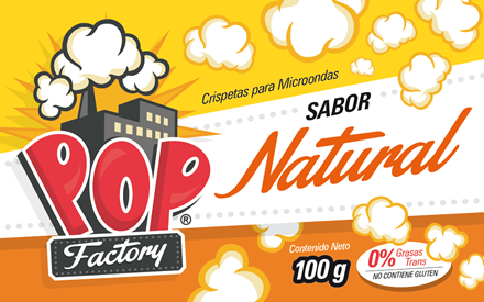 Sabor Natural Microondas, Diseño empaques Pop Factory