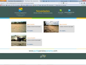 Blog, Web Punta Paraíso
