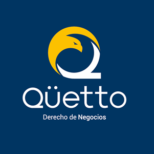 Logo sobre fondo, Diseño de imagen Qüetto