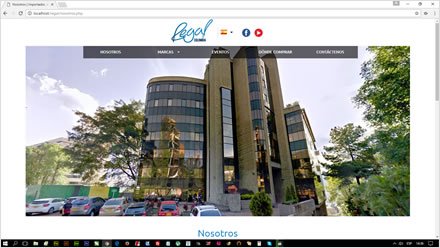 Empresa, Web HTML5 administrable Regal de Colombia