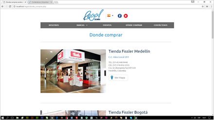 Puntos de venta, Web HTML5 administrable Regal de Colombia
