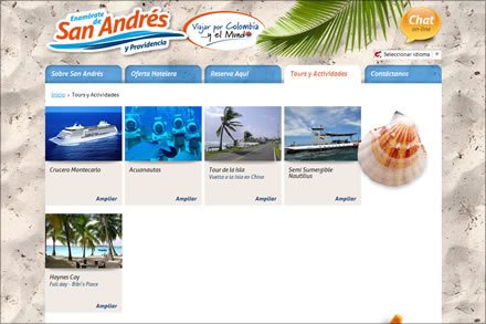 Planes, Portal Joomla Viajes a San Andrés