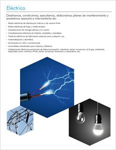 Brochure, Diseño de logo e imagen Singtelec Ingenieros