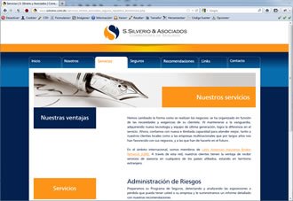 Servicios, Sitio web S. Silverio