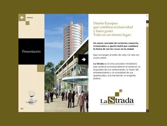 Presentación, Multimedia La Strada