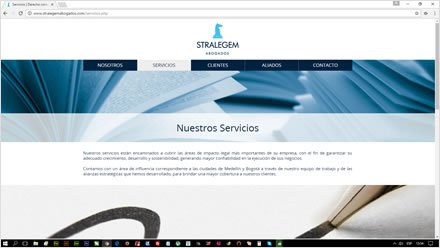 Servicios, Web HTML5 responsive Stralegem