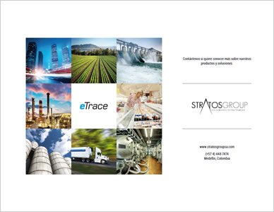 Brochure, Brochure e Infografía Stratos - eTrace