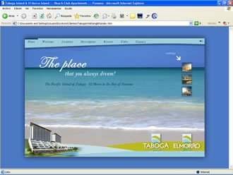 Home, Web Taboga Island Resort