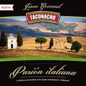 Tortillas Italianas Gourmet, Empaques y material P.O.P Taconacho