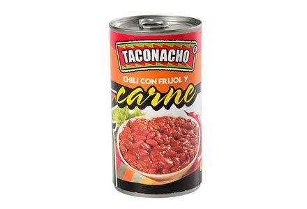Chili con fríjol y carne, Empaques Taconacho