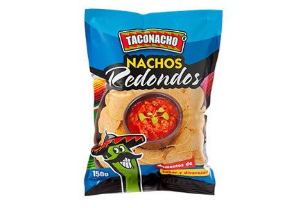 Nachos redondos, Empaques Taconacho