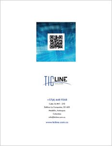 Hoja 8, Diseño de brochure Tic Line