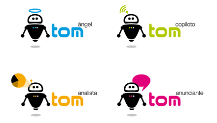 Opción logo, Logos e infografía Sistema TOM