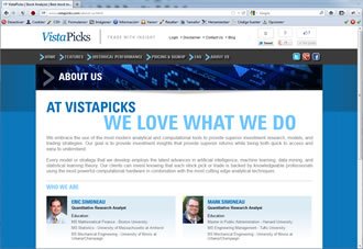 About Us, Portal CMS Joomla Vistapicks
